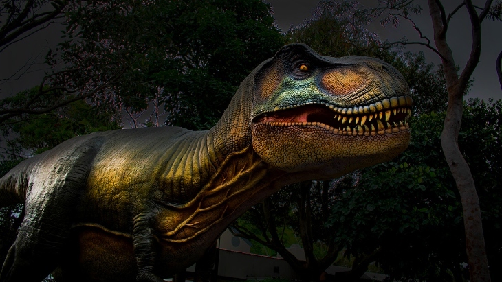 Dinos at Melbourne Zoo