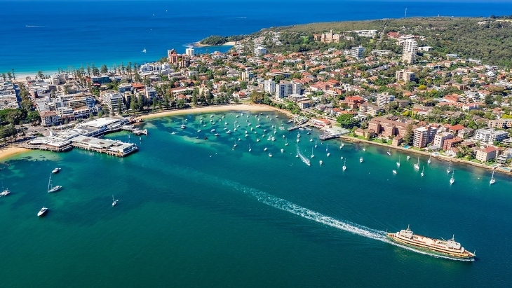 Manly Beach aerial
