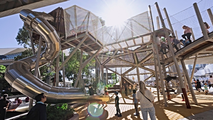 New playground at Darling Harbour