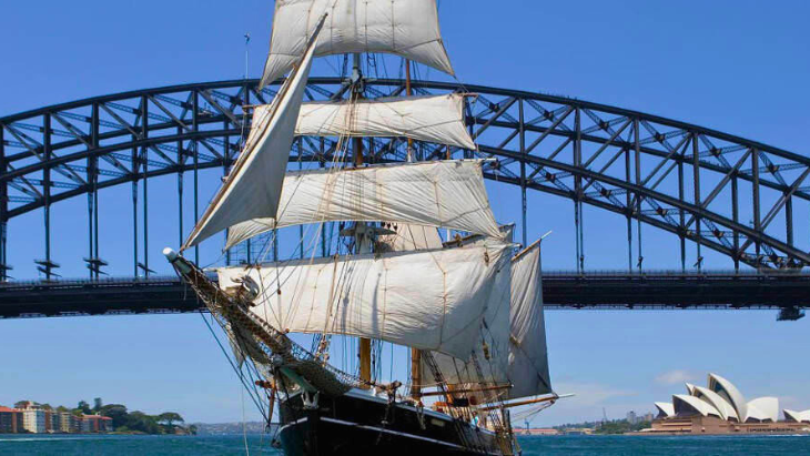 Sydney Tall Ship Harbour Lunch Cruise