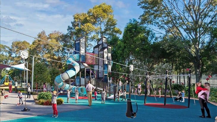 New Bernie Mullane Playground upgrades