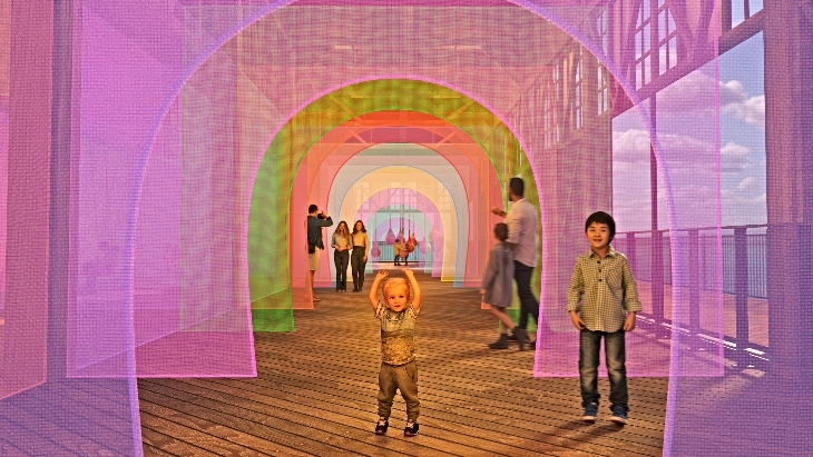 Sydney Festival Colour Maze