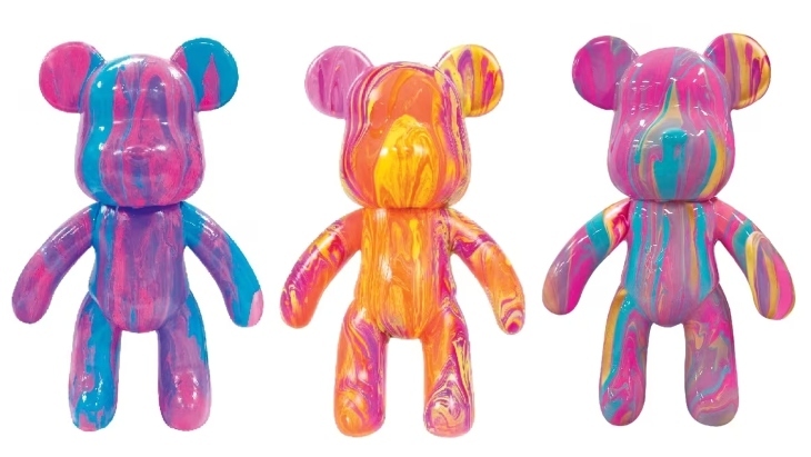 Pour Palz Fluid Paint Bear