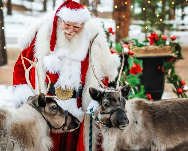 Meet Rudolph the Reindeer in Real Life Seven Hills Plaza