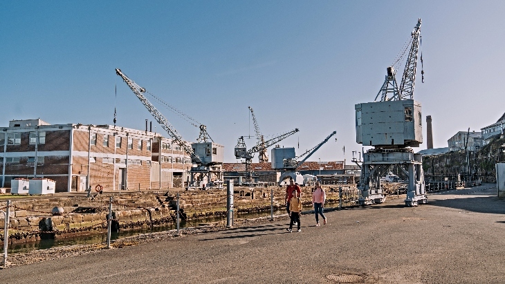 Cockatoo Island Steam Crane Demonstration