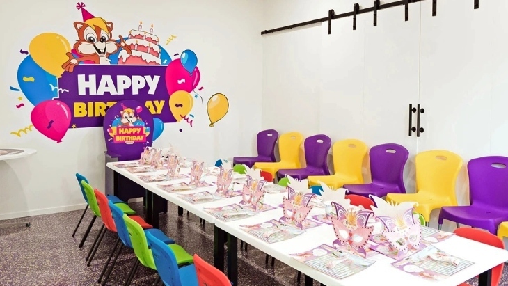 Chipmunks Playland Birthday Parties