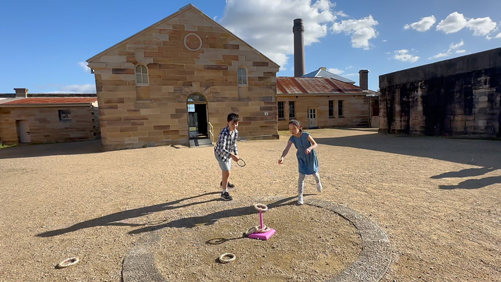 Cockatoo Island Convict Games