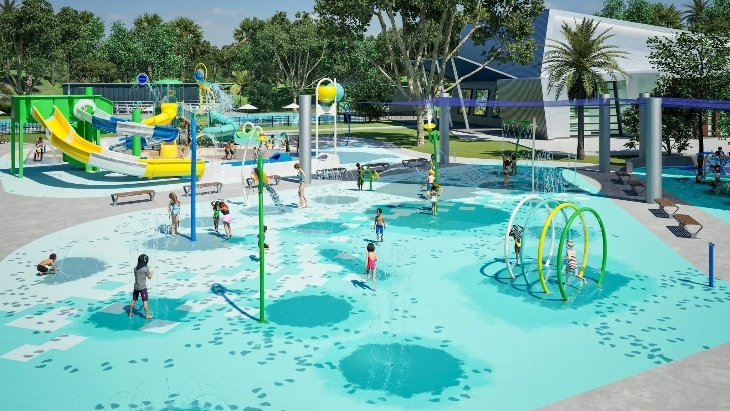 Macquarie Fields Leisure Centre Splash Park upgrades
