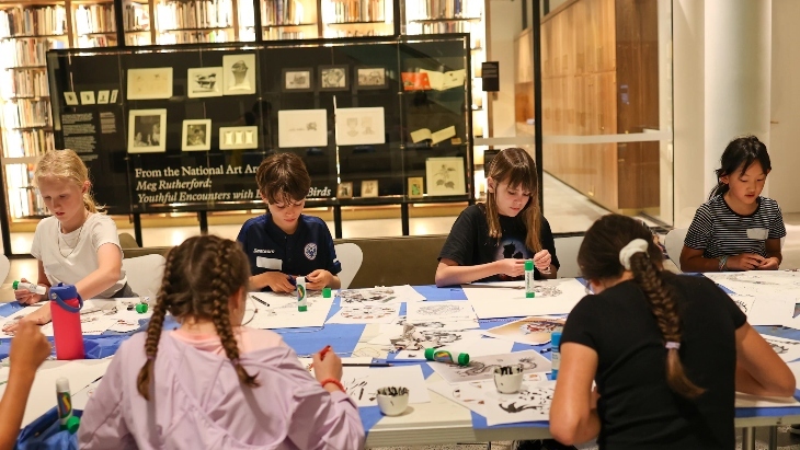 Kids Club workshop at the Art Gallery of New South Wales