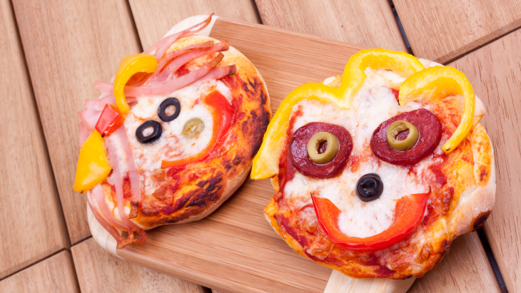 Mini Masterminds Recipes Toddlers Veggie Face Pizzas 