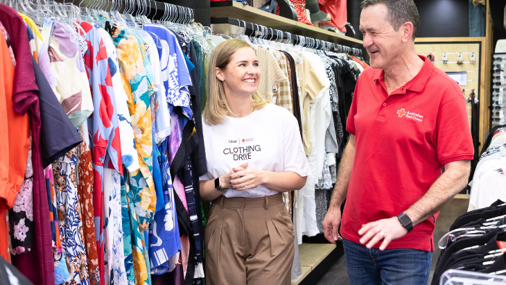 Uber x Red Cross Clothing Drive