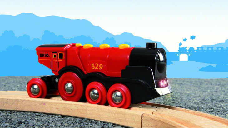 Brio Mighty Red Action Locomotive