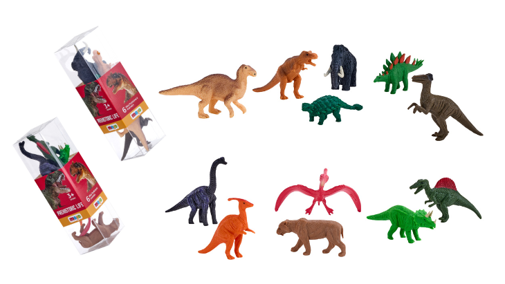 MOJO Mini Dinosaur figure Mini Worlds Tube Playset 