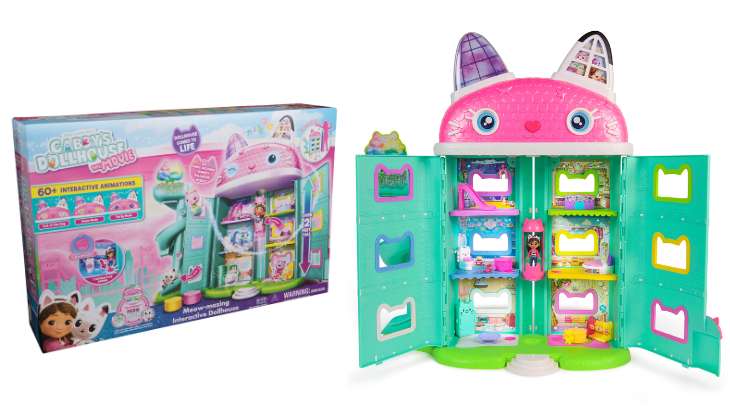 Gabby's Dollhouse the Movie Meow-mazing Interactive Dollhouse