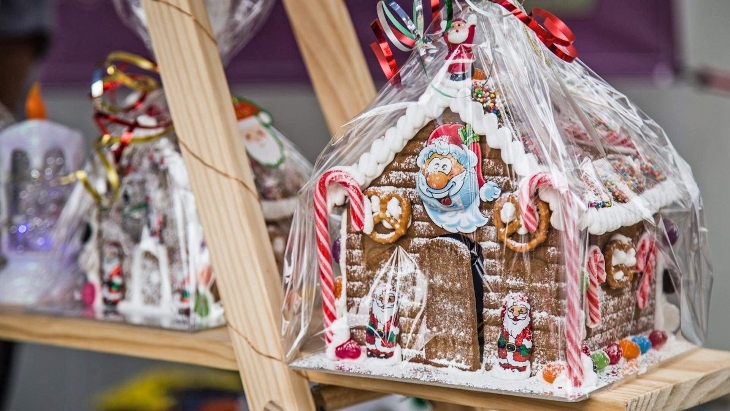 Christmas gingerbread house