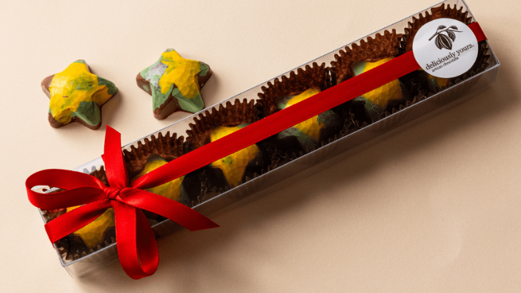 deliciously yours Dubai Chocolate Stars