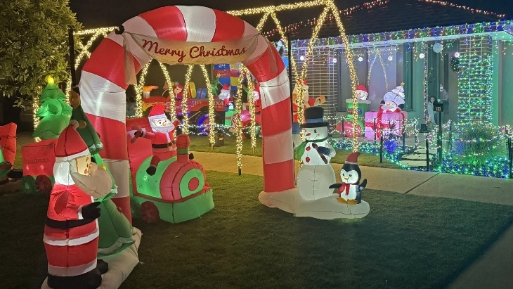Christmas light displays in Melbourne