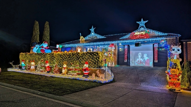 Cranbourne East Christmas lights
