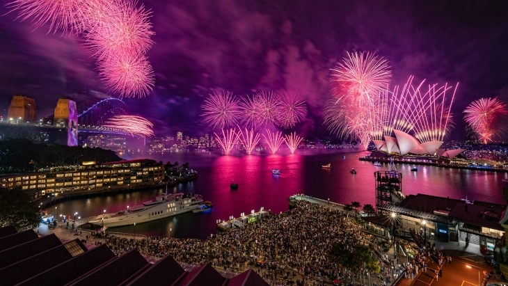 Sydney New Year's Eve with kids