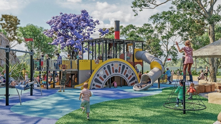 New Playground Como Pleasure Grounds