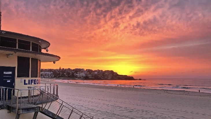 Sunrise over Bondi Beach