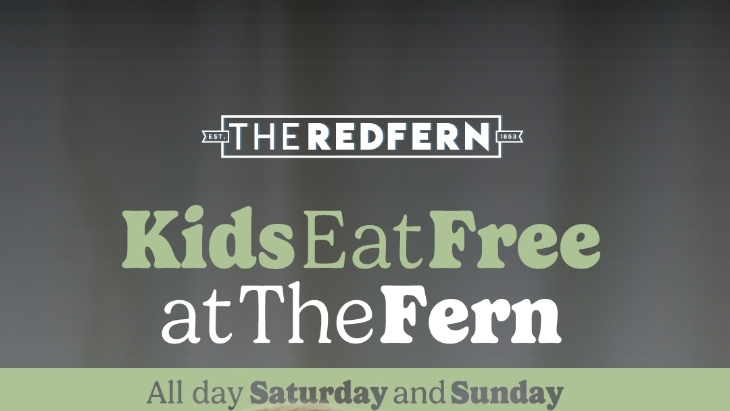 Kids eat free The Redfern