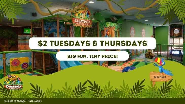 $2 Tuesdays and Thursdays at Tabatinga