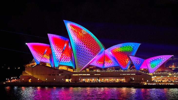 Vivid at Sydney Opera House