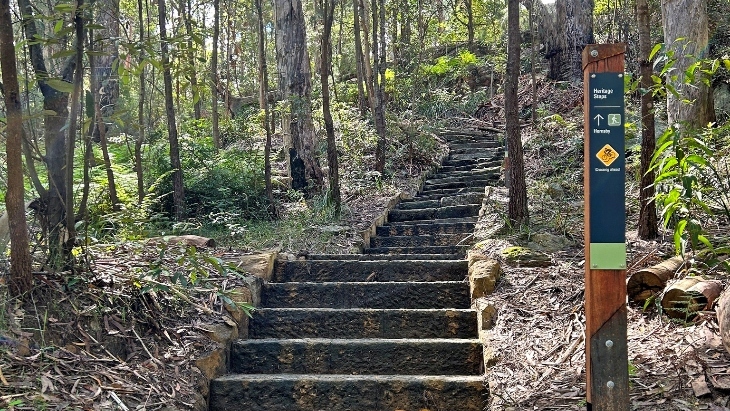 The Hornsby Heritage Steps