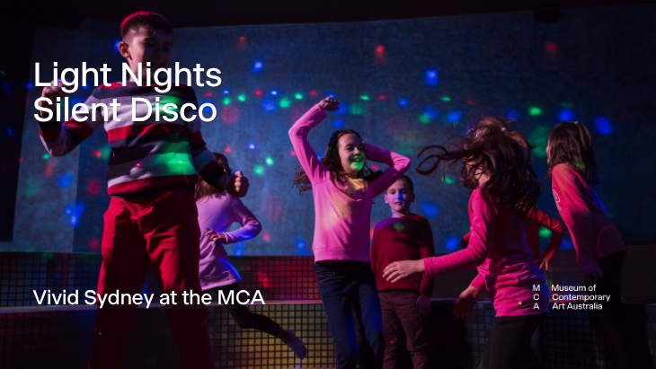 Light Nights Silent Disco at the Museum of Contemporary Art Australia