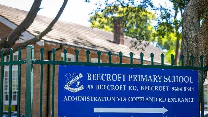 Sign of Beecroft Public School - Top 100 Primary Schools in NSW