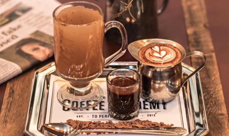 Cup of hot chocolate from The Grounds of the City