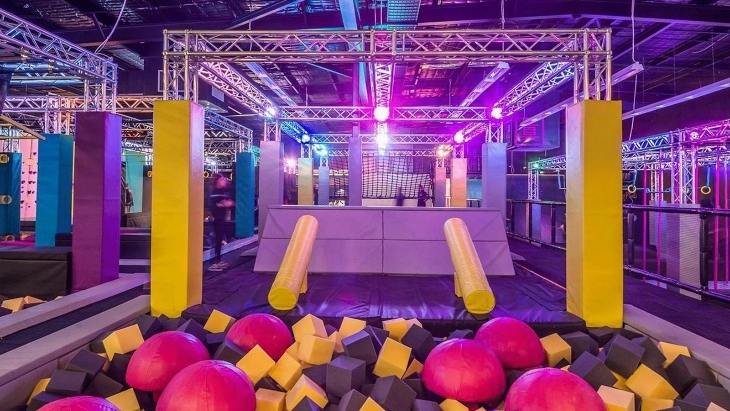 The foam pit at Tru Ninja Penrith
