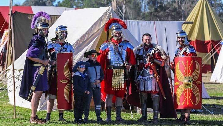 Knights at Winterfest Hawkesbury Showground