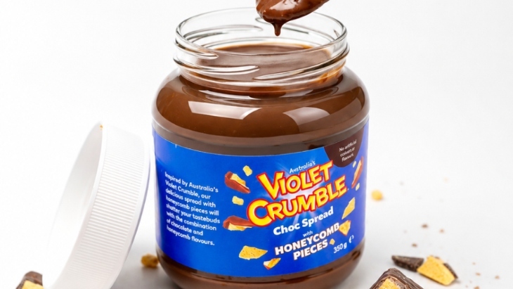 Violet Crumble Spread - Aldi Special Buys