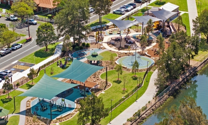 Aerial view of Richard Murden Reserve
