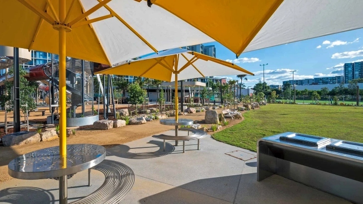 Gunyama Park Playground picnic tables
