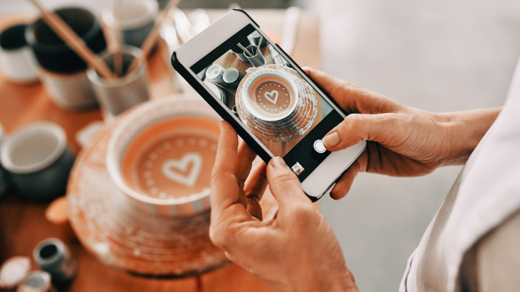 Social media posting local event