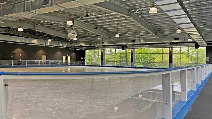 Inside Blue Mountains Ice Skating Rink