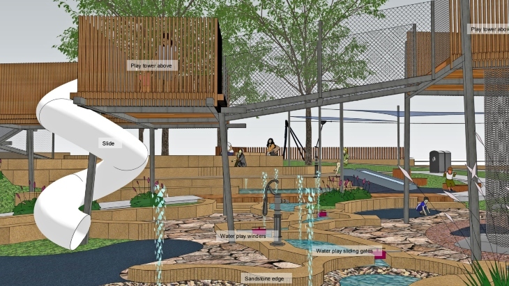St Marys Central Park Playground Design