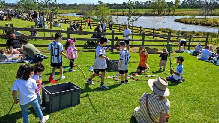 Kids playing at TASTE Camden