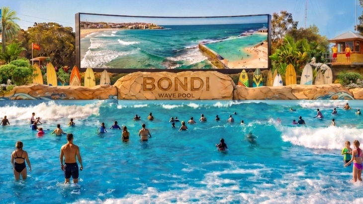 Sydney Action Park New Bondi Wave Pool