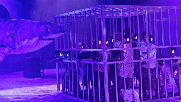 Erth's Shark Dive at Carriageworks