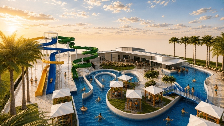 Artist’s impression of the approved recreation precinct at BIG4 Adventure Whitsunday Resort