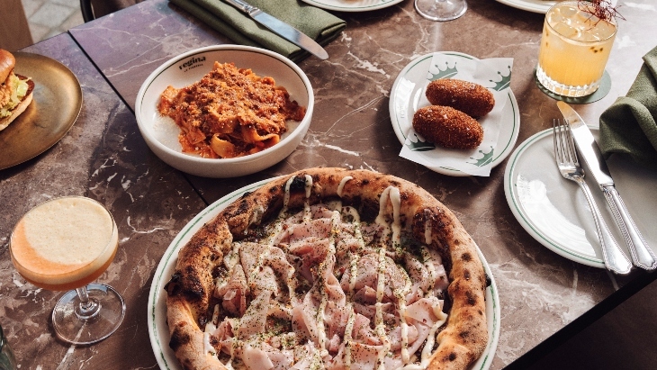 Pizza and pasta at Regina La Pizzeria