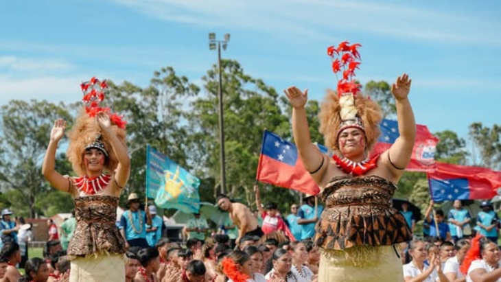 Traditional dancing at the Pasifika Unity Festival
