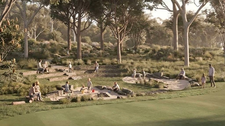 Artist's impression Moore Park South