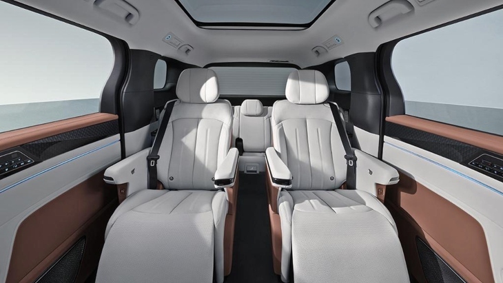 Back interior BYD M9