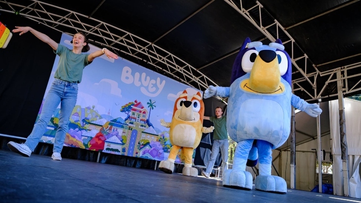 Bluey & Bingo at The Strathfield Spring Festival