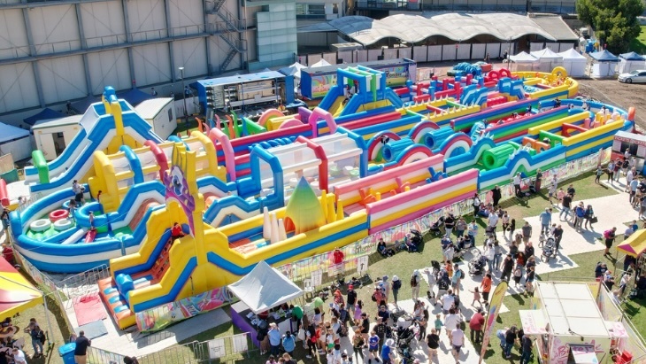 Monster Jump Aerial View